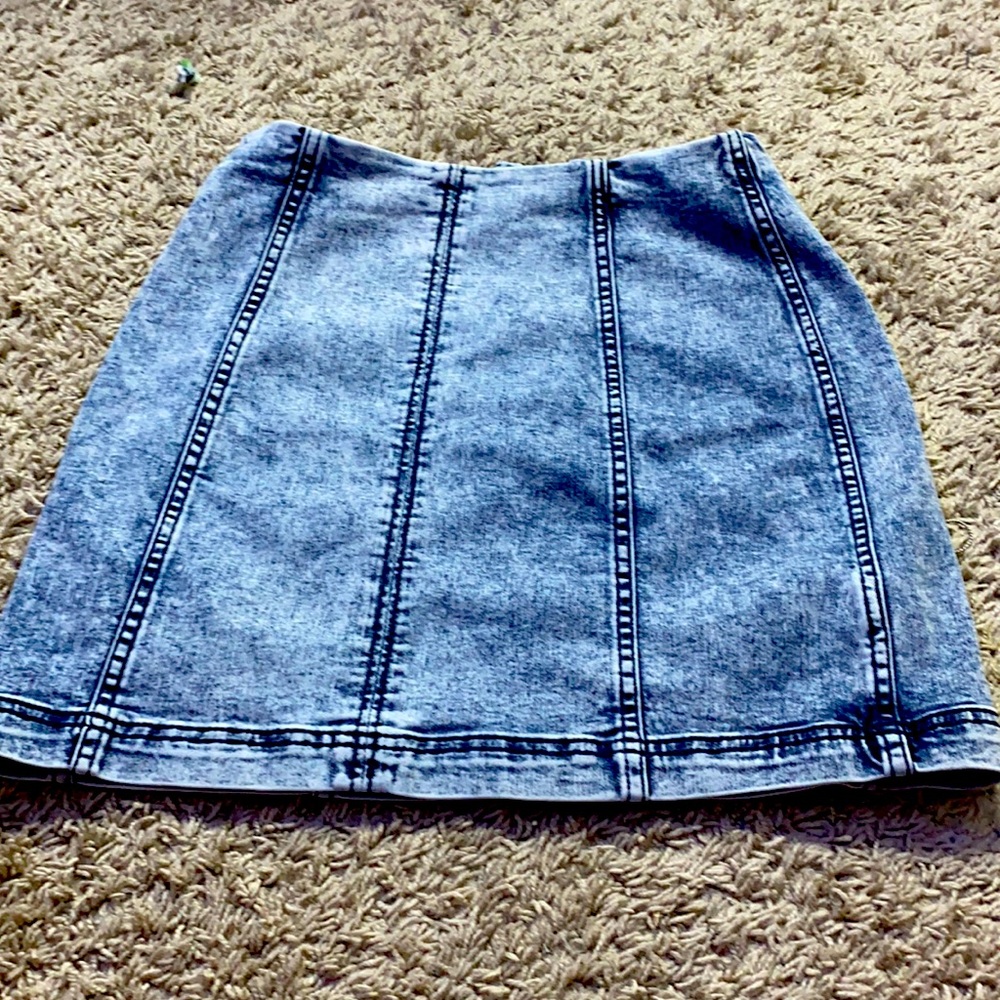 Free people jean skirt never worn